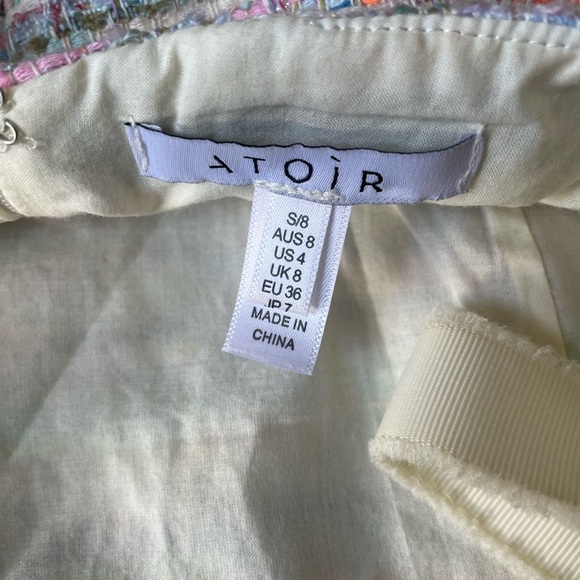 Atoir “Static Stories” Tweed Bodycon Mini Dress - Picture 3 of 6